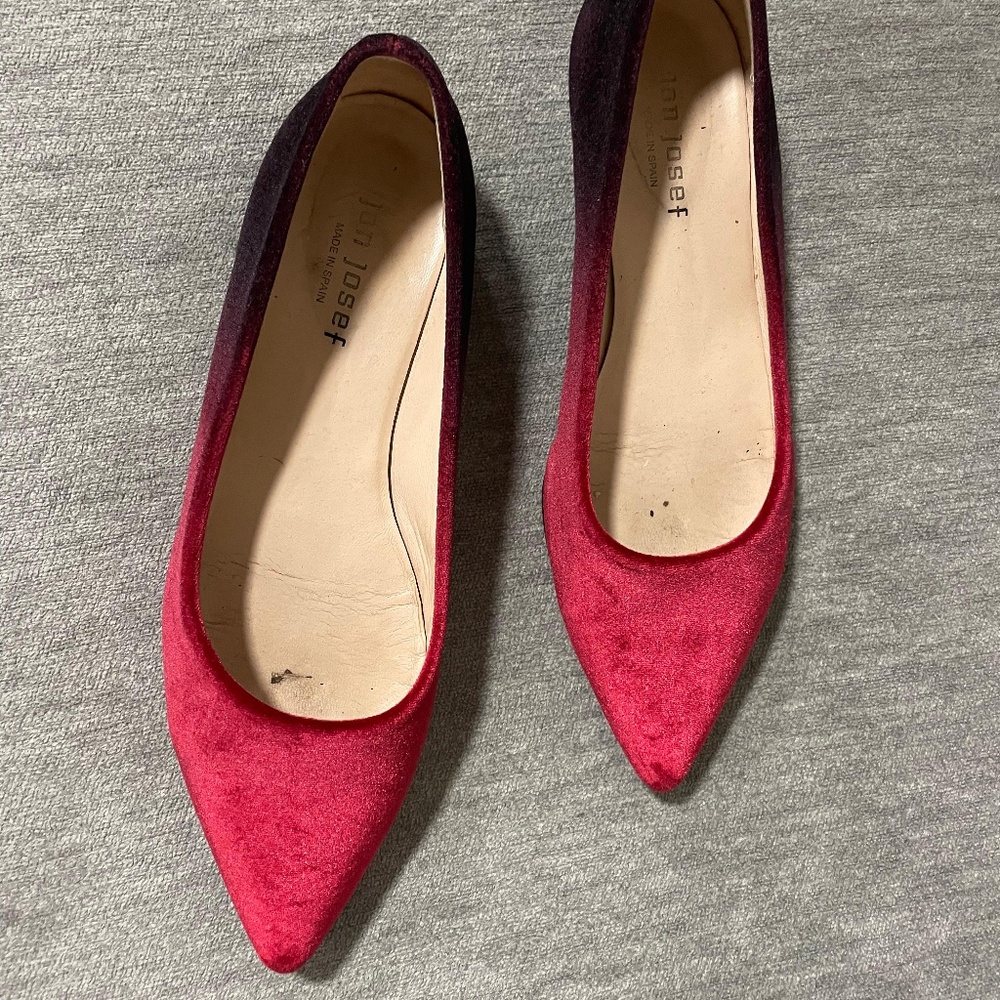 Jon Josef Red Ombre Flats
